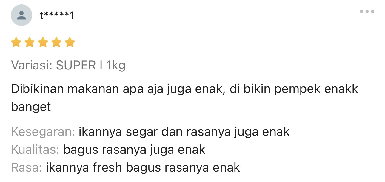 Review pelanggan Purclo 10