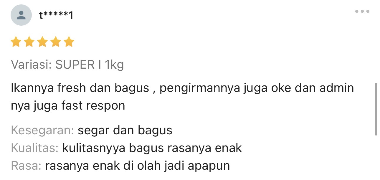 Review pelanggan Purclo 3