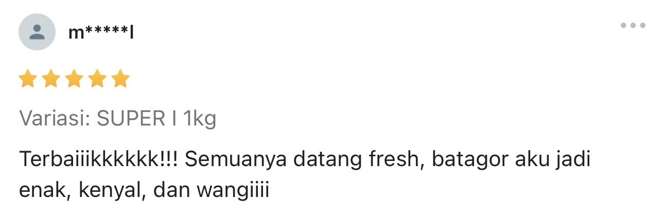 Review pelanggan Purclo 4